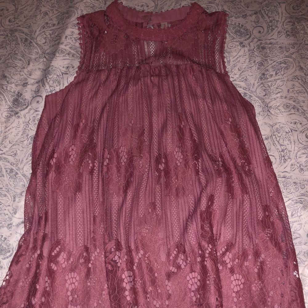 Laced tank top